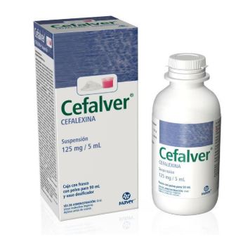 [7503000422610] CEFALEXINA  125MG , CEFALVER 125 100 ml susp