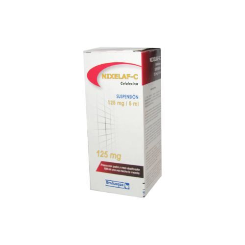 CEFALEXINA 125 mg/5 ml, 100 ml, NIXELAF-C