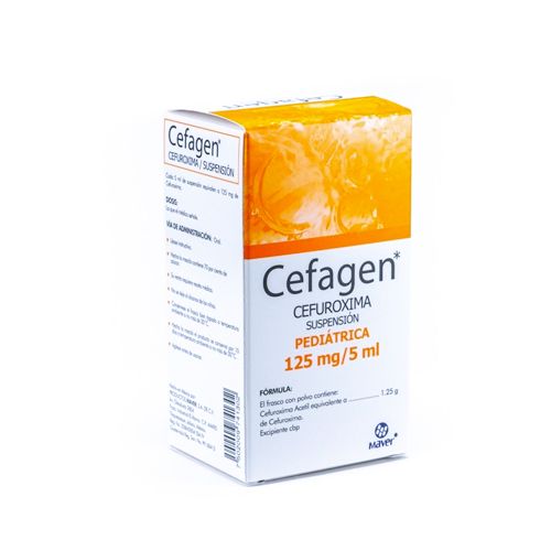 CEFUROXIMA 125 mg, 50 ml, CEFAGEN PED