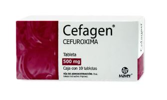 [7502009745126] CEFUROXIMA 500MG, CEFAGEN 10 TAB