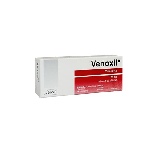 CINARIZINA 75 MG , VENOXIL 60  tab