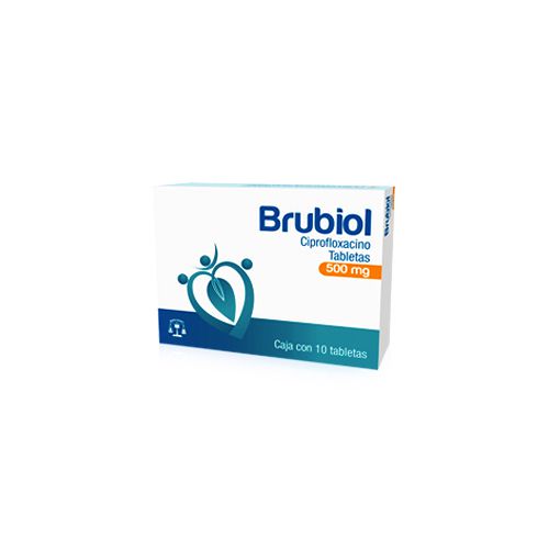[7502208895073] CIPROFLOXACINO 500 mg, 10 tab, BRUBIOL