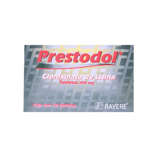 CLONIXINATO DE LISINA 250 mg, 10  tab, PRESTODOL