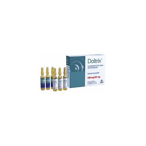 CLONIXINATO DE LISINA/BUTILHIOSCINA 100/20/2 ml, 6 amp, DOLTRIX