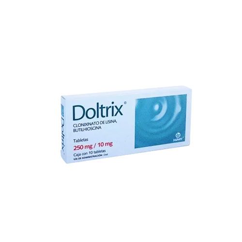 CLONIXINATO DE LISINA/BUTILHIOSCINA 250/10 mg, 10 tab, DOLTRIX