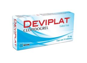 [7501075719253] CLOPIDOGREL 75 mg, 14 tab, DEVIPLAT