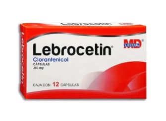 [7501836000255] CLORANFENICOL 250mg 12 cap LEBROCETIN