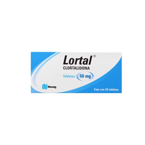 CLORTALIDONA 50 mg, 20 tab, LORTAL