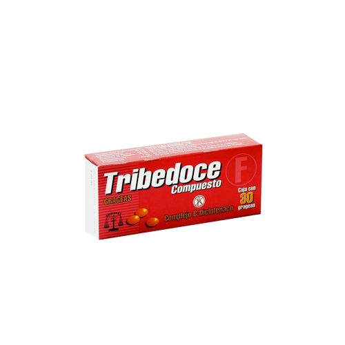 COMPLEJO B/DICLOFENACO SODICO, 30 tab, TRIBEDOCE COMP