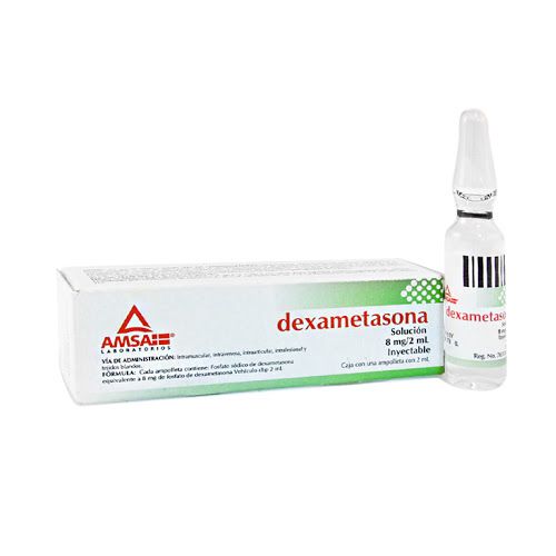 DEXAMETASONA 8 mg/2 ml, 1 amp, AMSA