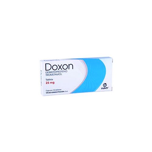 [7502009746222] DEXKETOPROFENO 25 mg, 10 tab, DOXON