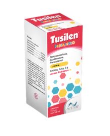 [7502209810358] DEXTROMETORFANO /GUAIFENESINA /PARACETAMOL 0.150G /1.200G /3.000 G /100ML, TUSILEN PED 118 ml jbe