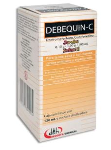 [7501825301004] DEXTROMETORFANO GUAIFENESINA 0.150/1000G, DEBEQUIN-C INF 120 ml susp