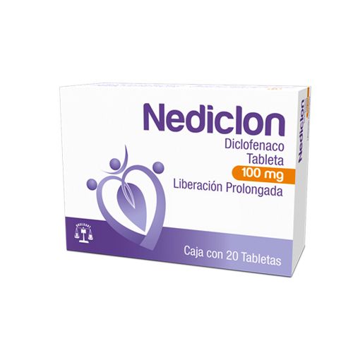 DICLOFENACO 100 mg, 20 tab, NEDICLON
