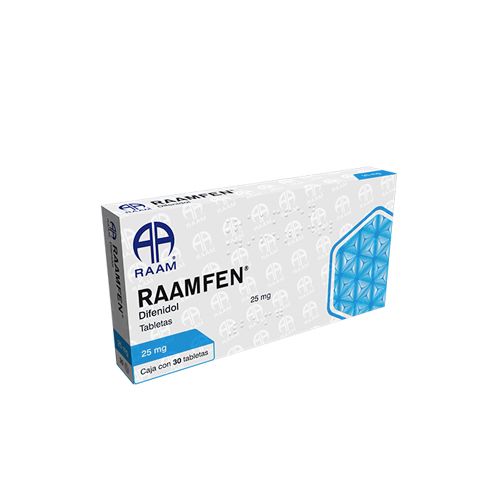 DIFENIDOL 25 mg, 30 tab, RAAMFEN