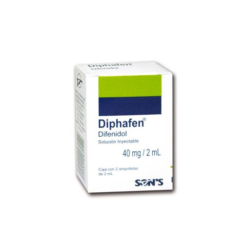 DIFENIDOL 40 mg/2 ml, 2 amp, DIPHAFEN
