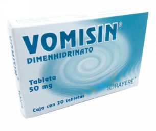 [7502003388107] DIMENHIDRINATO 50 MG , VOMISIN  20  tab