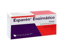 [7501122963028] DIMETICONA, PANCREATINA, BILIS DE BUEY, CELULASA, 50 tab, ESPAVEN ENZIMATICO