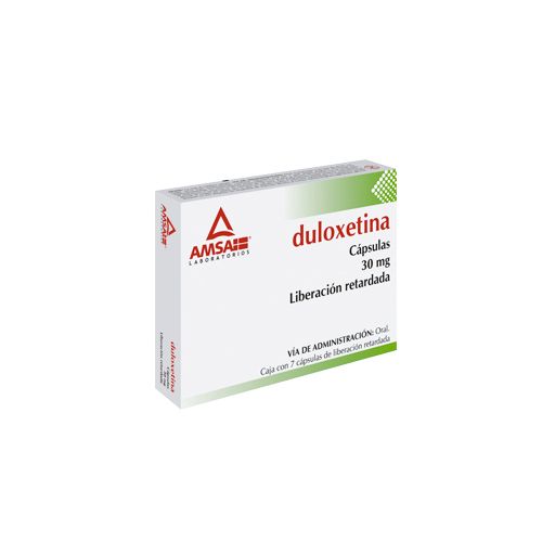DULOXETINA 30 mg, 7 tab LP, AMSA