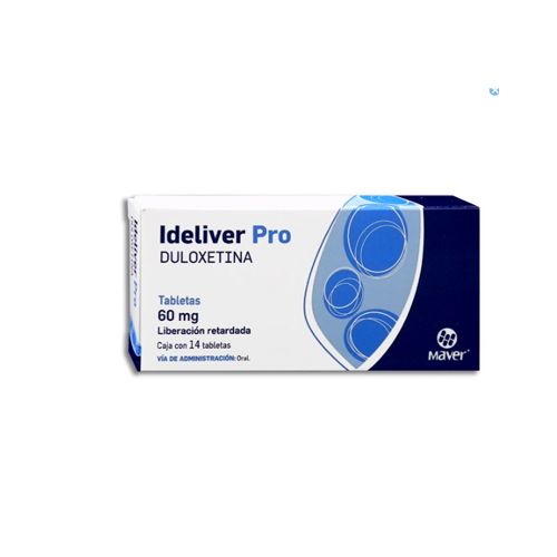 DULOXETINA 60 mg, 14 tab, IDELIVER PRO
