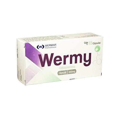 [7502240450773] GABAPENTINA 300MG, WERMY 15 cap