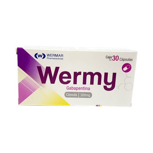 GABAPENTINA 300 mg, 30 cap, WERMY
