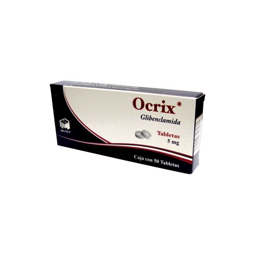 GLIBENCLAMIDA 5 mg, 50 tab, OCRIX