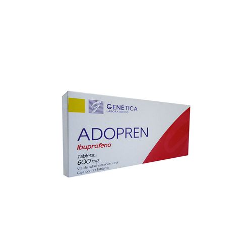 [7501842900105] IBUPROFENO  600 mg, ADOPREN 600 10 tab