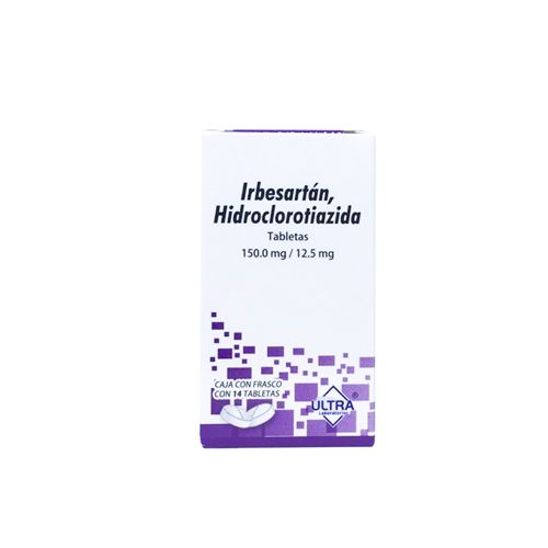 IRBESARTAN/HIDROCLOROTIAZIDA 150/12.5 mg, 14 tab, ULTRA