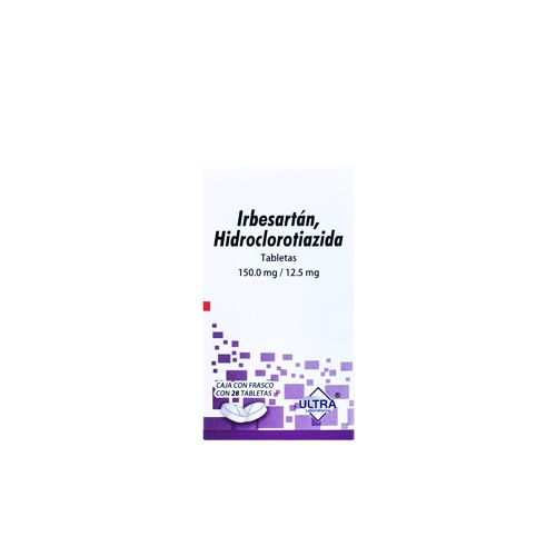 [7502216803138] IRBESARTAN HIDROCLOROTIAZIDA 150mg/12.5mg 28 tab GI ULTRA