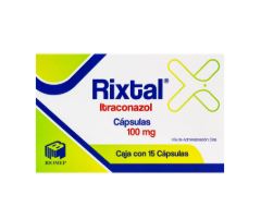 [7501573920182] ITRACONAZOL 100 mg, 15 cap, RIXTAL