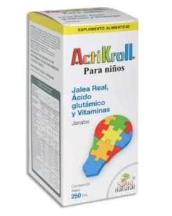 [714908101065] JALEA REAL/ACIDO GLUTAMICO/VITAMINAS 250 ml, ACTIKROLL INF