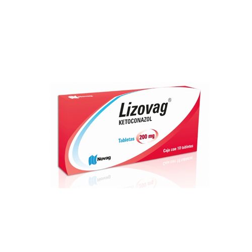 [7501075717150] KETOCONAZOL  200 MG , LIZOVAG 10  tab