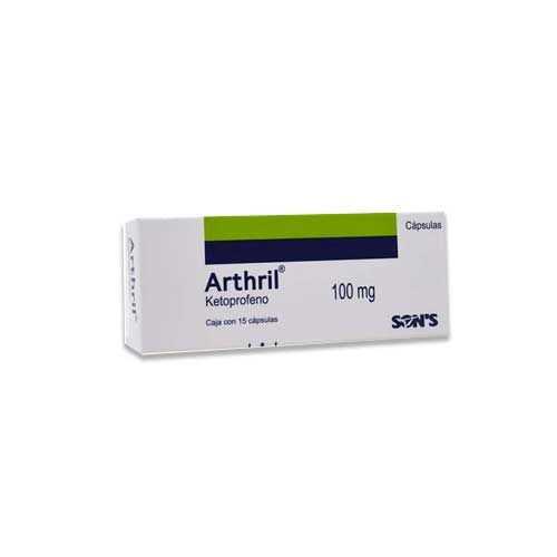 KETOPROFENO 100 mg, 15 cap, ARTHRIL
