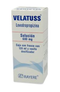 [7502003388008] LEVODROPROPIZINA 600 mg, 120 ml, VELATUSS