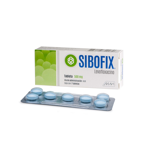 LEVOFLOXACINO 500 mg, 7 tab, SIBOFIX