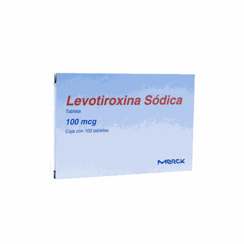 [7501298204260] LEVOTIROXINA SODICA 100 MCG, G.I. MERCK 100  tab