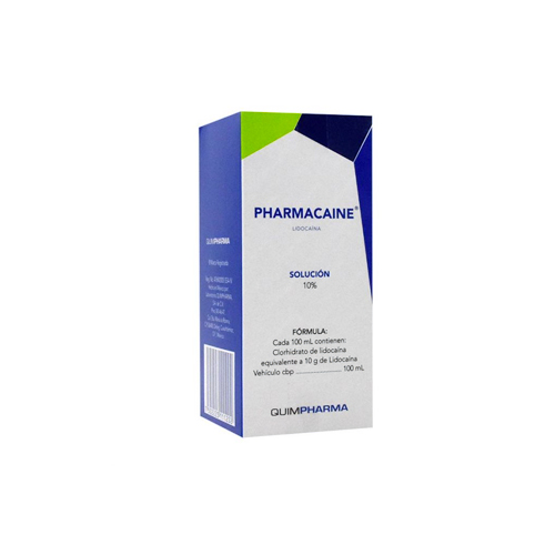 [7502223111202] LIDOCAINA 10 G FRASCO C/ ATOMIZADOR, PHARMACAINE 115 ml sol