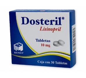 [7501573925071] LISINOPRIL DIHIDRATADO 10 MG, DOSTERIL  30  tab