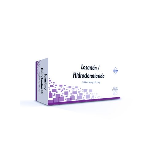 LOSARTAN/HIDROCLOROTIAZIDA 50/12.5 mg, 30 tab, ULTRA
