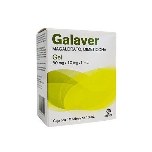 [7502009745522] MAGALDRATO/DIMETICONA 80/10 mg, 10 sobres, GALAVER
