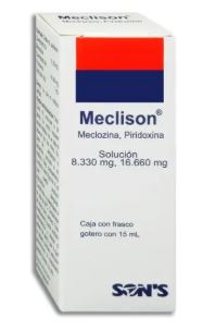[7502001162518] MECLIZINA PIRIDOXINA CLORHIDRATO DE 25/50 MG , MECLISON 16 ml got