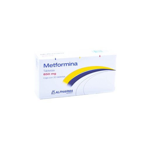 METFORMINA 850 mg, ALPHARMA, 30 tab