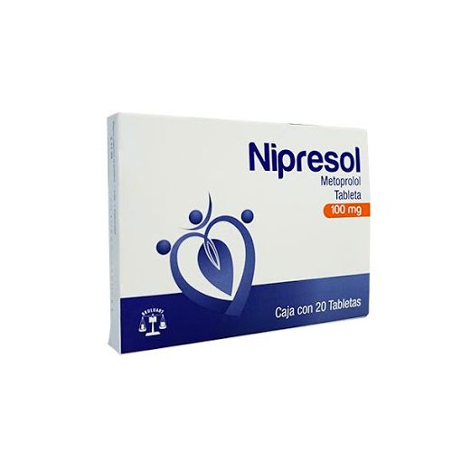 METOPROLOL 100 mg, 20 tab, NIPRESOL
