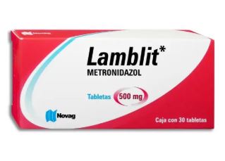 [7501075713176] METRONIDAZOL 500 MG  , LAMBLIT  30  tab