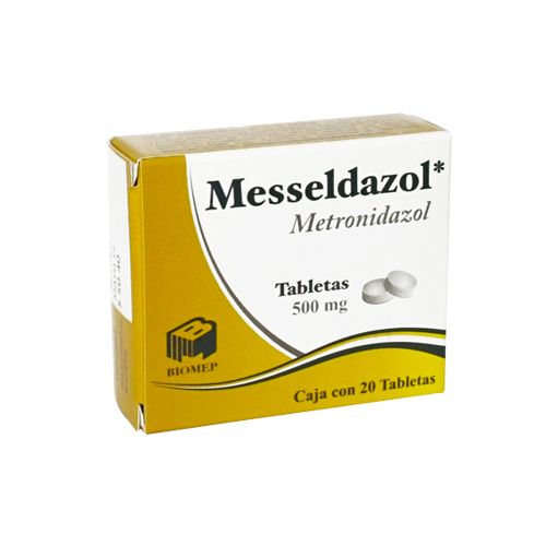 METRONIDAZOL 500 mg, 20 tab, MESSELDAZOL