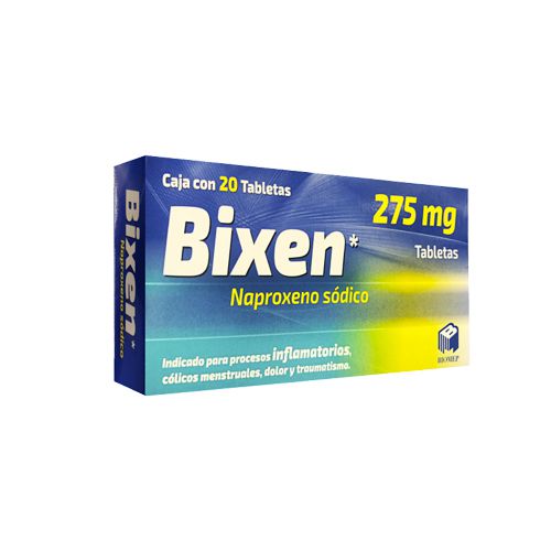NAPROXENO SODICO 275 mg, 20 tab, BIXEN