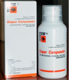 [7501547504028] NIFUROXAZIDA, CAOLIN, PECTINA 4.4G, 20G, 1G /100ML, DIAPAR COMPUESTO 90  ml