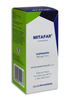 [7502223111073] NITAZOXANIDA 1.20 G, MITAFAR 60 ml susp