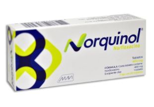 [785120755497] NORFLOXACINO 400 mg, 20 grag, NORQUINOL